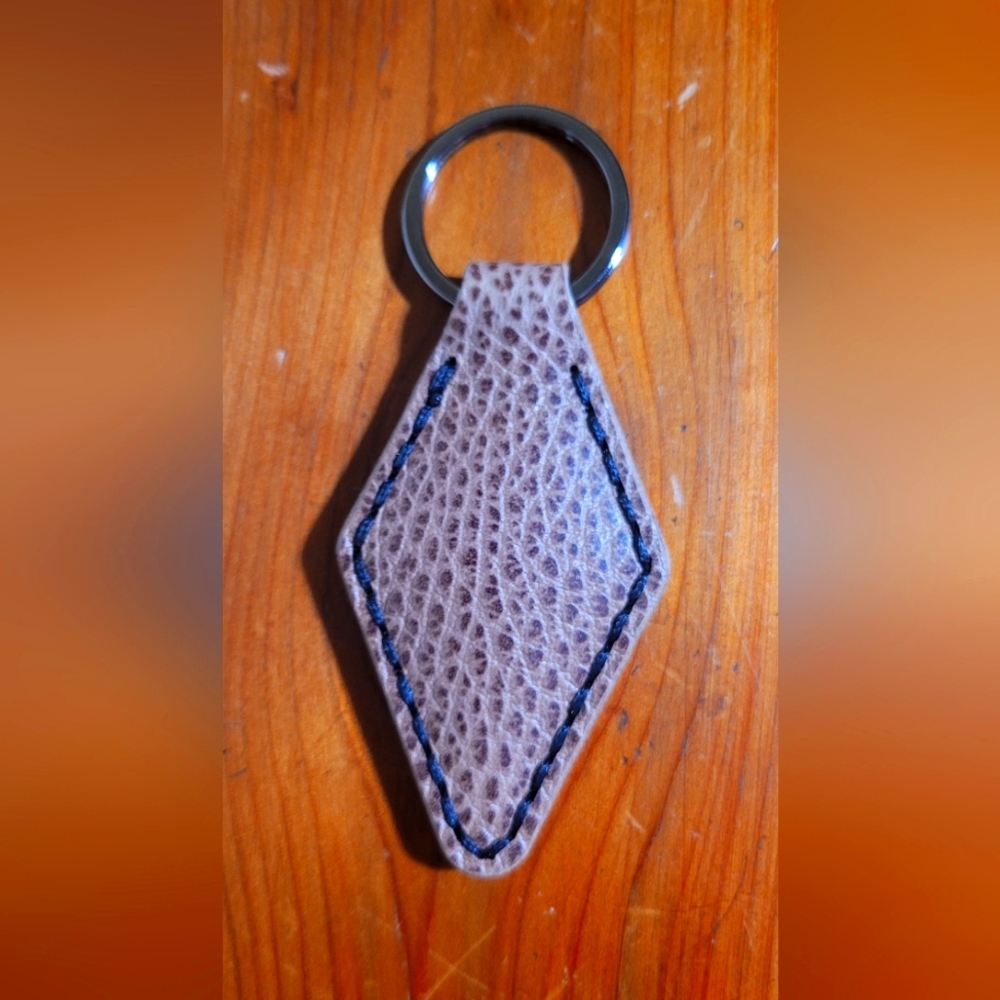 Brown Leather Key Fob